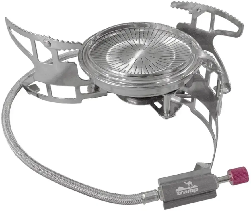 Горелка туристическая со шлангом Tramp Firebird нержавеющая сталь, Tramp
