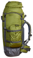 Рюкзак туристический Конжак 100 v3 зеленый-серый, Манарага
