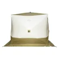 Палатка КУБ 2 Premium Long (трехслойная), оливковый-белый, Следопыт