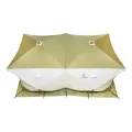 Палатка зимняя КУБ Premium Дубль 4,2х2,1м, трехслойная, цвет оливковый/белый, Следопыт
