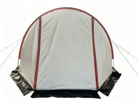 Палатка кемпинговая 4 местная BLANDER 4 LUX, бежевая, Talberg
