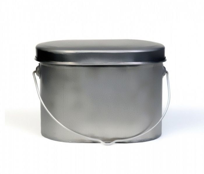 Котелок низкий 6 л титановый крышка без ручек Роза Ветров