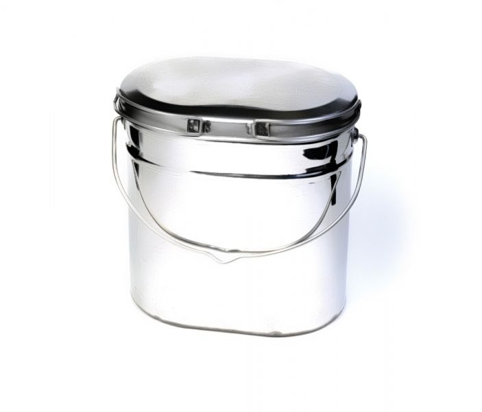 Котелок высокий 16 л крышка с ручками Роза Ветров