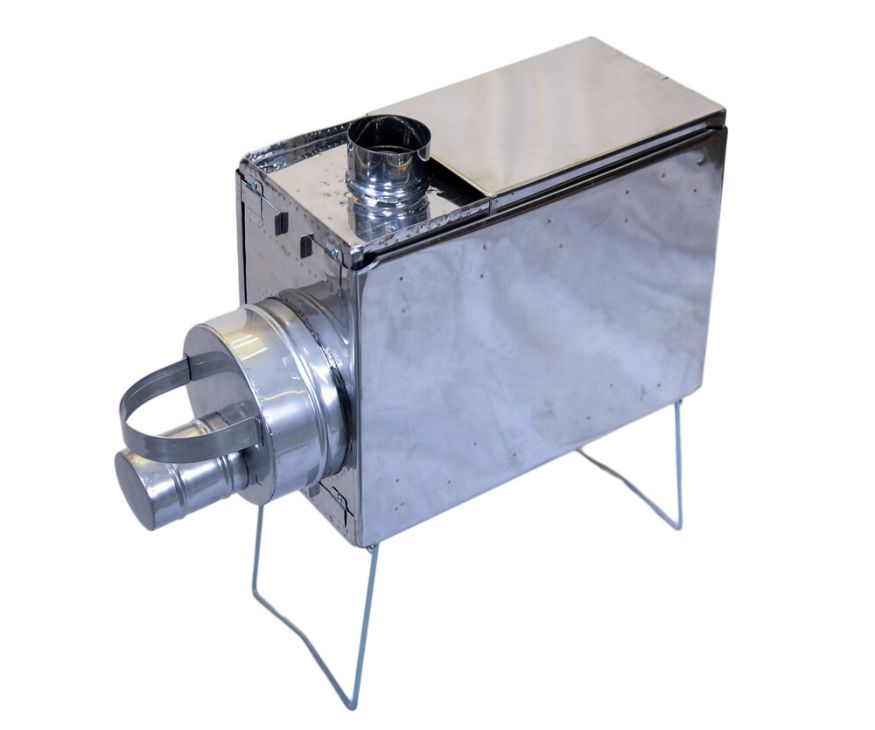 Печь походная Век Эконом-Стандарт туристическая, сдвижной экран