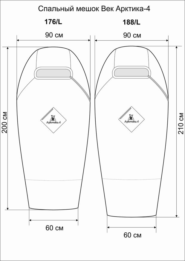 Спальный мешок Век Арктика-4