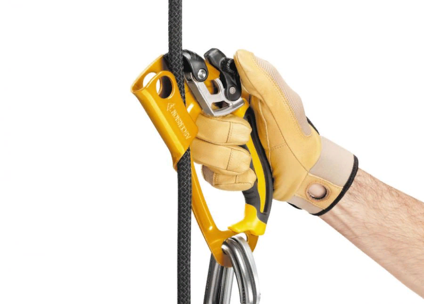 Жумар PETZL ASCENSION Желтый, под правую руку