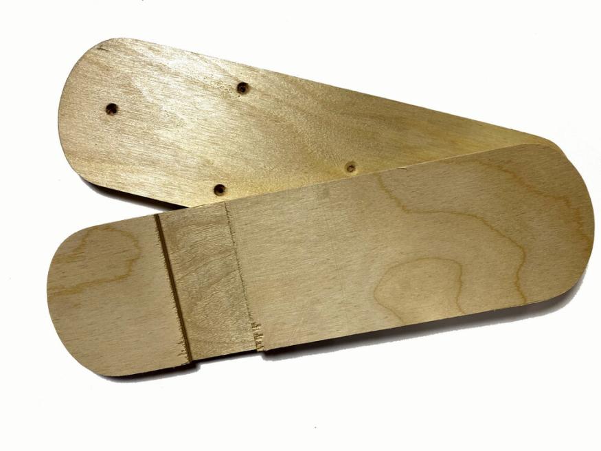 Лыжи ТАЕЖНЫЕ, дерево, длина 170 см, ширина 200 мм, без накладок