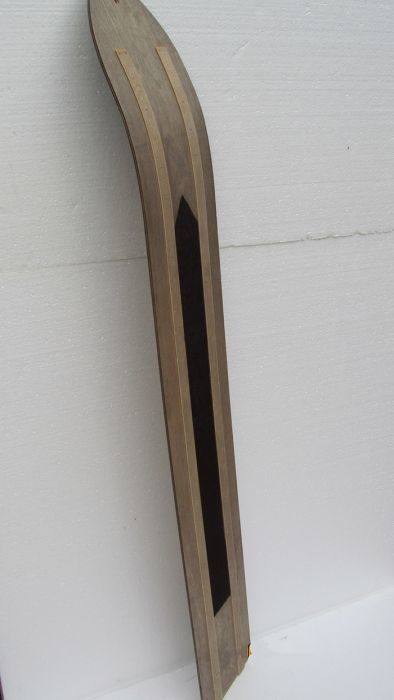 Лыжи Зима (береза, осина 220мм), длина 135 см, с камусом 70 мм(полоска)