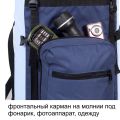 Рюкзак туристический Оптимал 2, серо-красный, 100 л, ТАЙФ