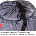 Рюкзак туристический Оптимал 2, серо-красный, 100 л, ТАЙФ