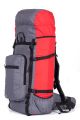 Рюкзак туристический Оптимал 2, серо-красный, 80 л, ТАЙФ