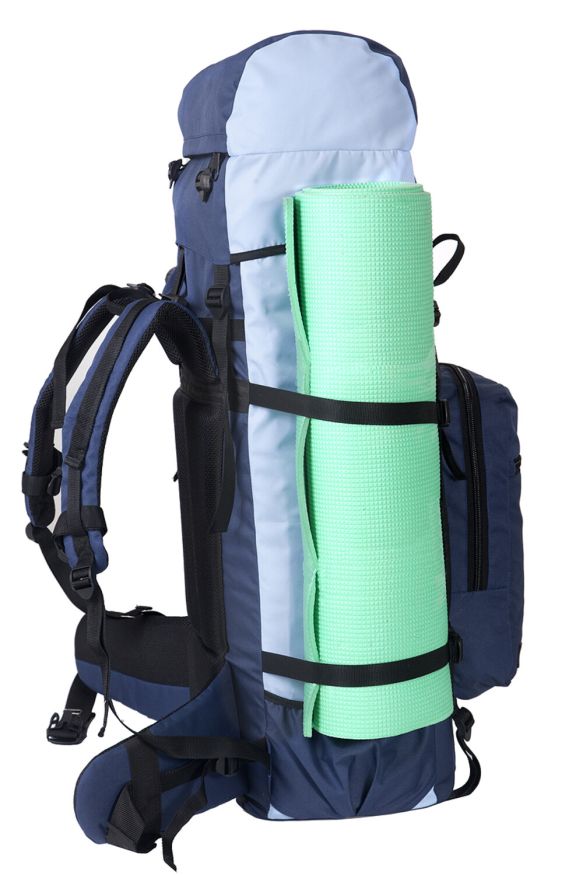 Рюкзак туристический Оптимал 2, серо-красный, 90 л, ТАЙФ