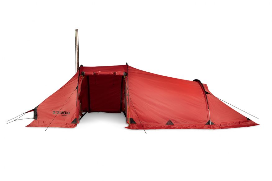 Палатка TALBERG Norga 3, двухместная, с выходом под трубу, красный цвет