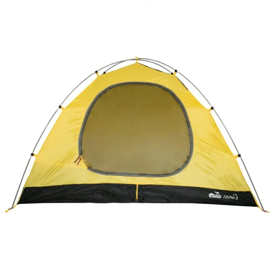 Палатка Nishe 3 V2 зеленая, Tramp
