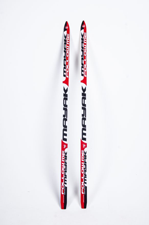 Лыжи подростковые 170 см деревянные