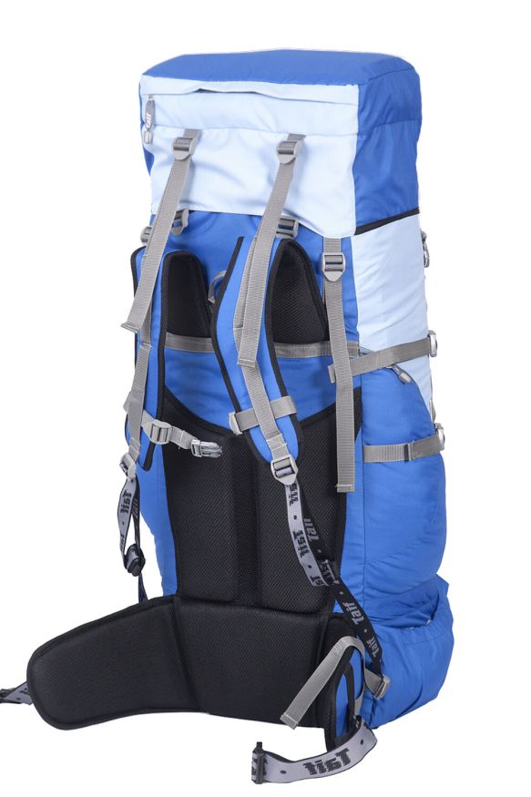 Рюкзак туристический Хальмер 1, с латами, синий-голубой, 65 л, ТАЙФ