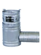 Турбопечка щепочница Век d 108 мм титан