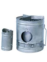 Турбопечка щепочница Век d 160 мм (титан)