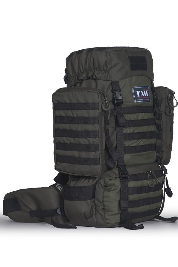 Рюкзак тактический Сармат 7, Оксфорд, хаки/олива, 65 л, ТАЙФ