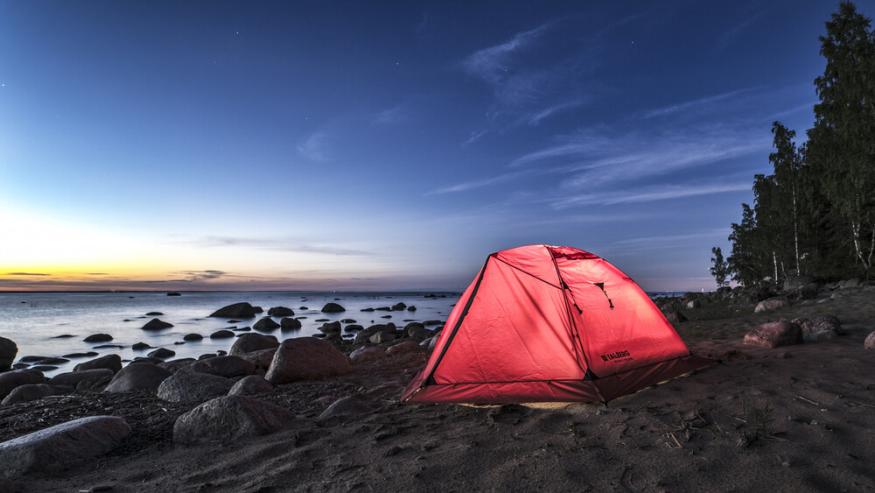 Палатка Boyard pro 3 Talberg, красный цвет, диаметр дуг 9,5 мм