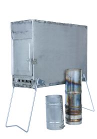 Печь походная Век Теплина (Титан)