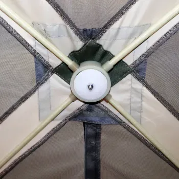 Шатер СЛЕДОПЫТ быстросборный, 5 стен, 3,4х3,25 м, h-2,30 м, S по полу 7,6 кв.м
