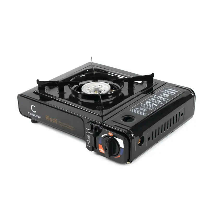 Туристическая плитка Black, с переходником, Следопыт