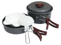 Набор посуды из анодированного алюминия на 1-2 персоны